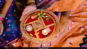 Karwa Chauth is celebrated by married Hindu women, who observe a nirjala fast and pray