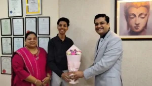 Scoring 490 out of 600 marks, or 81.67%, Prem also secured the first rank in Gujarat