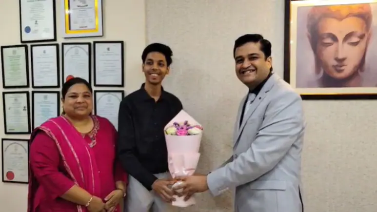 Scoring 490 out of 600 marks, or 81.67%, Prem also secured the first rank in Gujarat