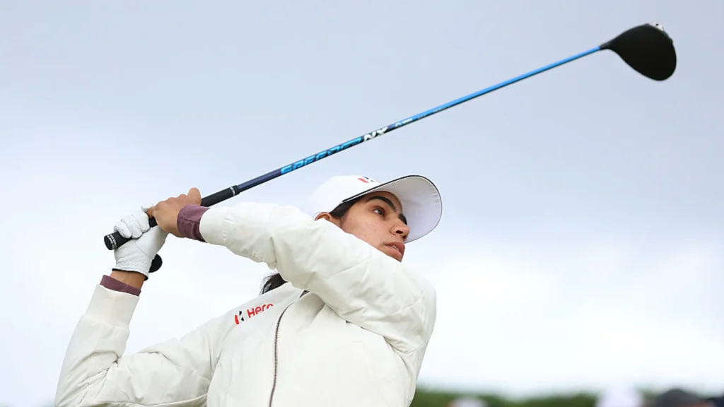 Diksha Dagar, part of the silver-medal-winning team, and Pranavi, who took the individual gold